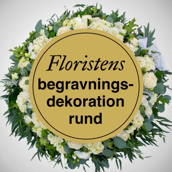 Floristens - begravningsdekoration, rund