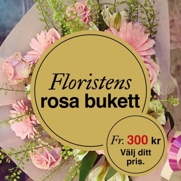 Floristens Rosa Bukett