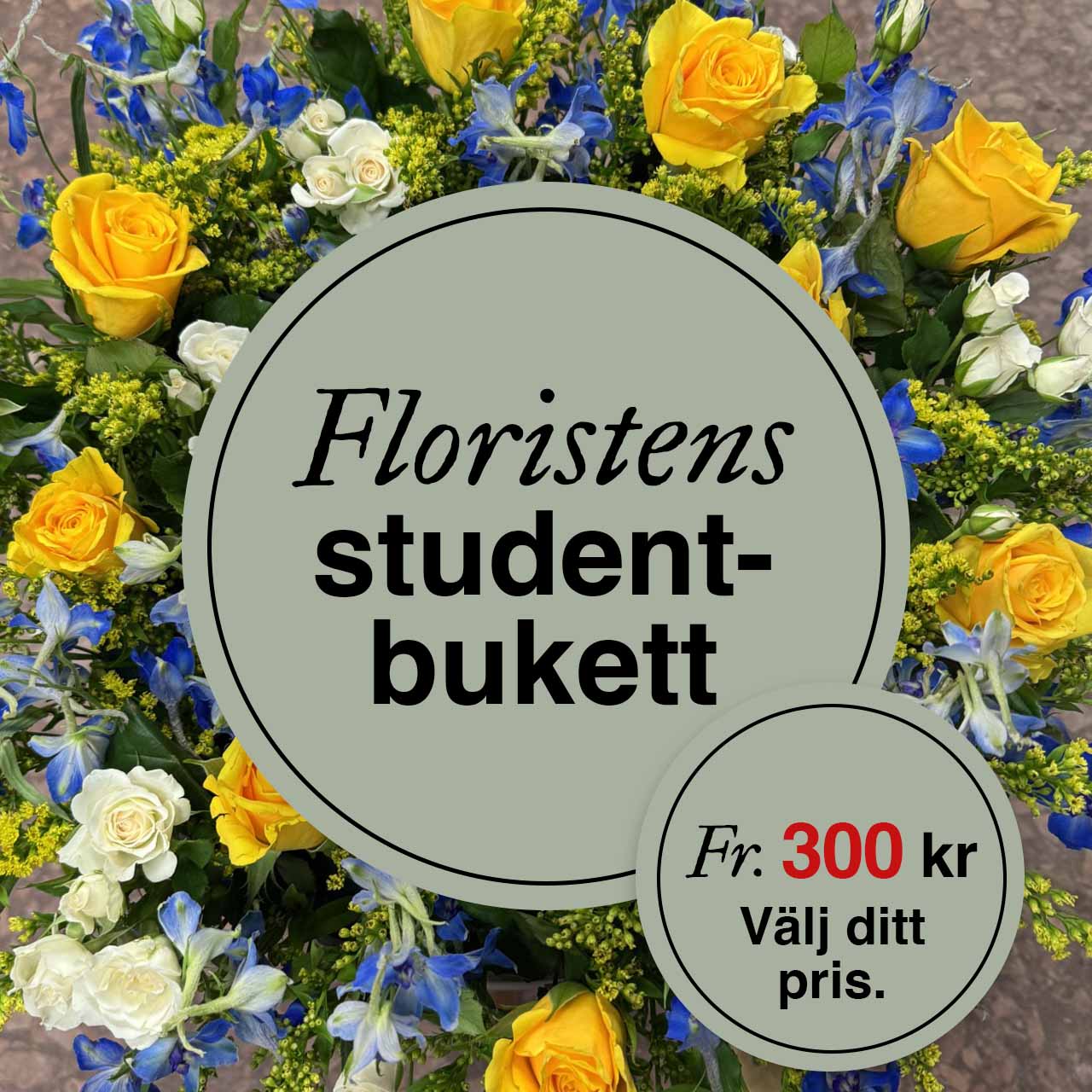 Skicka blommor till studenten