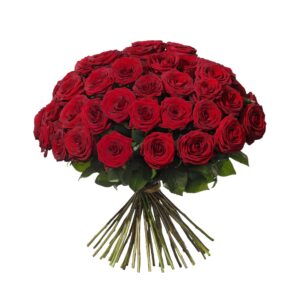 Lyxig Rosbukett - 50st rosor